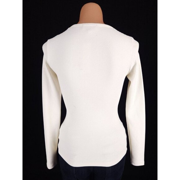 Gil Rodriguez Thermal Henley Long Sleeve T-Shirt S Womens SSENSE Exclusive - Picture 6 of 14